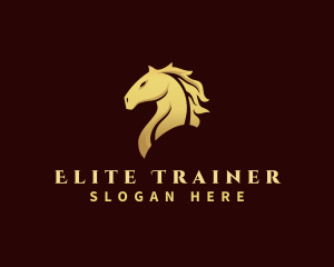 Equine Premium Horse  logo design