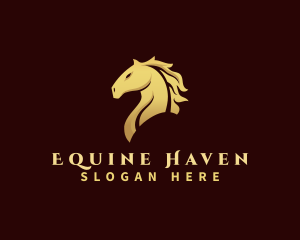 Equine Premium Horse  logo design