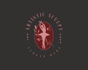 Artistic Ballet Dancer logo design