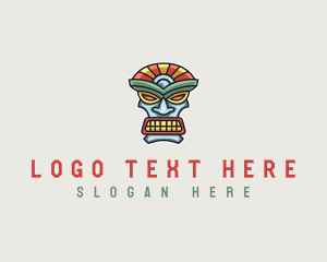 Cultural - Ethnic Cultural Mask logo design