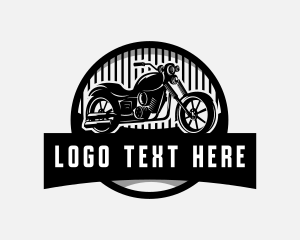 Motorcycle Gang - Motorcycle Biker Motorbike logo design