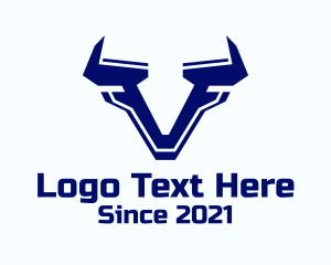 Matador - Letter V Horn logo design