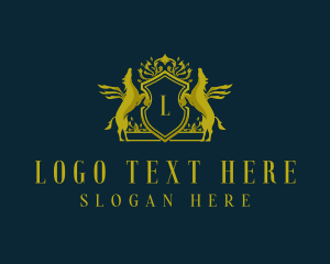 Heritage - Pegasus Royalty Equestrian logo design