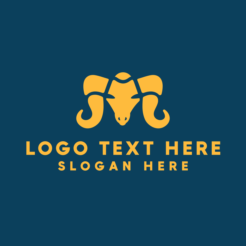 ram-horn-animal-logo-brandcrowd-logo-maker-brandcrowd