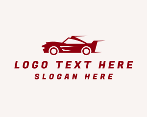 Fast - Fast Racing Car logo design
