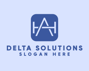 Delta - Aviation Mobile App logo design