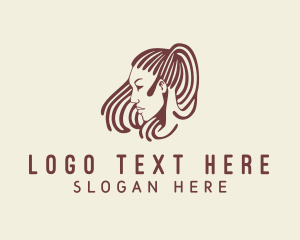 Boutique - Ethnic Woman Hairstyle logo design