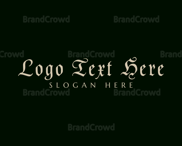 Gothic Luxe Signature Logo