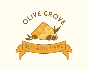 Cheese Olive Deli logo design