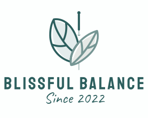 Selfcare - Herbal Leaf Acupuncture logo design