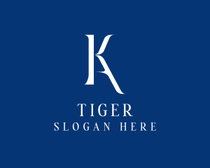 Expensive - Elegant Fashion Brand Letter KA logo design