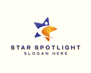 Human Leadership Star logo design