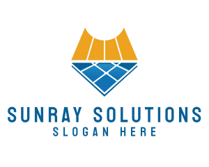 Sunray Solar Electricty logo design