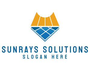 Sunray Solar Electricty logo design