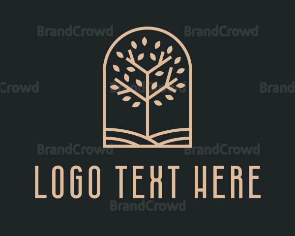 Landscaping Tree Garden Logo