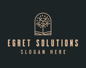 Landscaping Tree Garden logo design