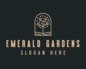 Landscaping Tree Garden logo design