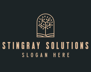 Landscaping Tree Garden logo design