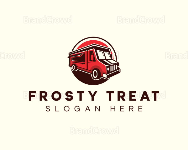 Snack Food Truck Logo