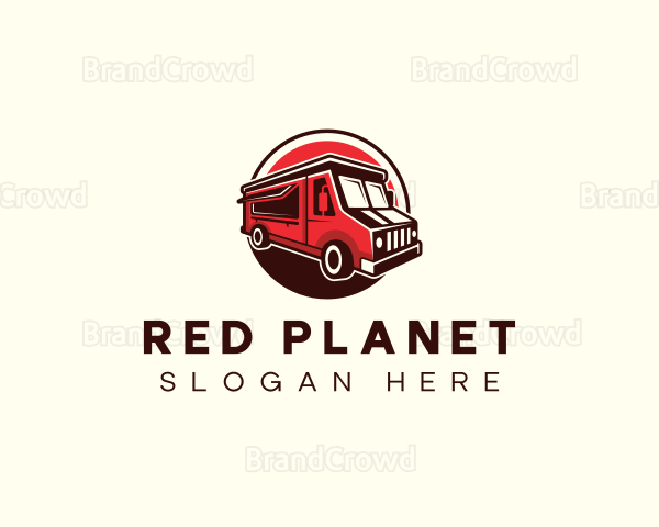 Snack Food Truck Logo