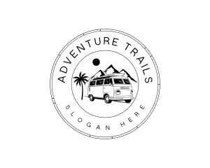 Adventure Camper Van logo design