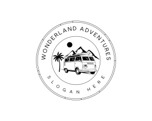 Adventure Camper Van logo design