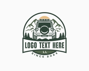 Forest - Mountain SUV Vehicle logo design