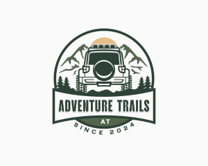 Mountain SUV Vehicle logo design