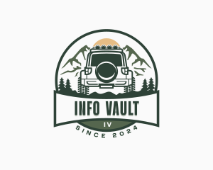 Mountain SUV Vehicle logo design