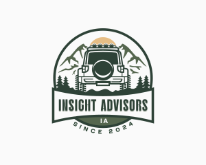 Mountain SUV Vehicle logo design