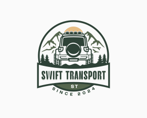 Mountain SUV Vehicle logo design