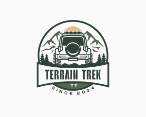 Mountain SUV Vehicle logo design