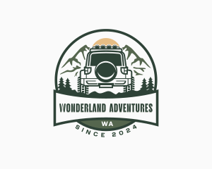 Mountain SUV Vehicle logo design