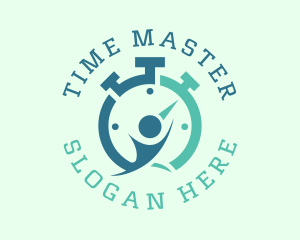 Chronometer - Gym Workout Timer logo design