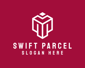 Parcel - Box Parcel Delivery logo design