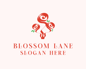 Bouquet - Flower Roses Bouquet logo design