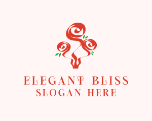 Bloom - Flower Roses Bouquet logo design