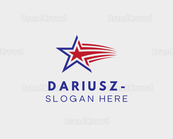 Patriot Star Flag Logo