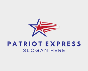 Nationalist - Patriot Star Flag logo design