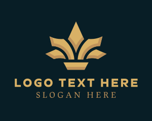 Upscale - Golden Tiara Pageant logo design