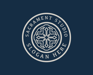 Sacrament - Fellowship Cross Ministry logo design