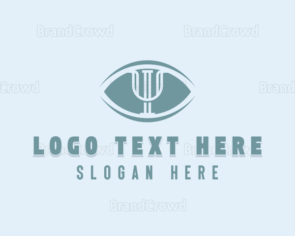 Eye Psychology Psychiatrist Logo