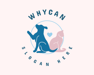 Cute Animal Friendship Logo