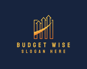 Economic - Finance Business Chart logo design