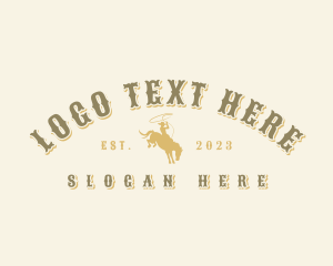 Texas State - Western Cowboy Rodeo logo design