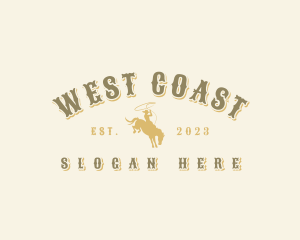 Western Cowboy Rodeo logo design