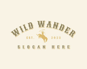 Western Cowboy Rodeo logo design