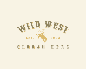 Western Cowboy Rodeo logo design