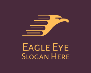 Yellow Eagle Book logo design