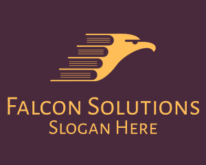 Yellow Eagle Book logo design